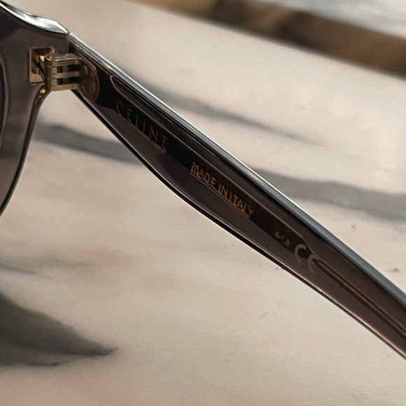 Celine black round black transparent sunglasses - Picture 12 of 14